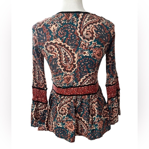 American Eagle Boho Tassel Shirt Size XS - Picture 7 of 11